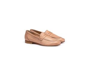 LLOYD Leder-Mokassins in Beige - Größe 39 | Damen Schuhe Halbschuhe