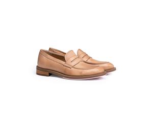 LLOYD Leder-Mokassins in Beige - Größe 40 | Damen Pantoletten