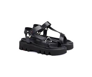LLOYD Leder-Sandalen in Schwarz - Größe 38 | Damen Sandalen