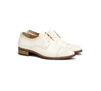 LLOYD Leder-Schnürschuhe in Creme - Größe 39 | Damen Schnuerschuhe