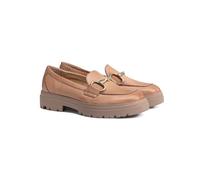 LLOYD Leder-Slipper in Hellbraun - Größe 38,5 | Damen Schuhe Halbschuhe