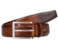 LLOYD Herren-Gürtel Accessoire Rindleder 35 mm Cognac stufenlos kürzbar 120 cm