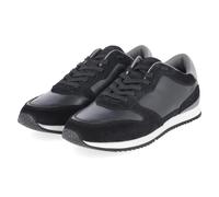 LLOYD Herren Sneaker Swift, Männer Low-Top Sneaker,Sneaker,Xtra-Large,Xtra-Light,Leder-Sohle,herrenschuh,männer,Damen,Slipper, Black, 42 EU / 8 UK