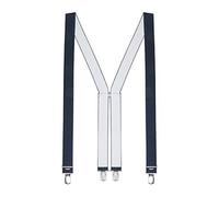 Lloyd Hosenträger 6700 4er Clips 25 mm breit Länge 110, 120 oder 130, Farbe:Weiss, Länge:120