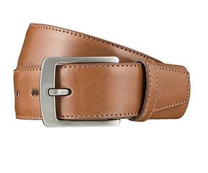 LLOYD Men's Belts Gürtel Herrengürtel Ledergürtel Cognac 3312, Farbe:Braun, Länge:130