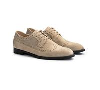 LLOYD Damen Brogue | Derby | Schnürschuh Beige 36.5 Rauleder