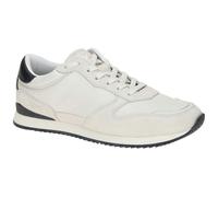 LLOYD Herren Sneaker Swift, Männer Low-Top Sneaker,wtra-Large,Lamb-Skin,Easy-Going,extra-Light,Vario-foodbed,festlich,47, Offwhite/Navy, 44.5 EU / 10 UK