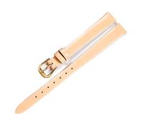 LMINGZE Damen-Uhrenarmband aus Leder, 6 mm, 8 mm, 10 mm, 12 mm, kleine Größe, Universal-Uhrenarmband, Edelstahl-Schnalle(Khaki G,12mm)