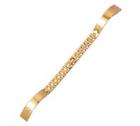 LMINGZE Damen-Uhrenarmband aus massivem Metall, 8 mm, 10 mm, 12 mm, 14 mm, Gold, Silber, Roségold, universelles Edelstahl-Uhrenarmband(Golden,12mm)