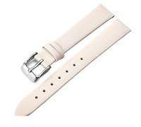 LMINGZE Leder-Uhrenarmband, 10 mm, 12 mm, 18 mm, 20 mm, universelles Uhrenarmband, Faltschließe aus Edelstahl und Dornschließe(Khaki 1,18mm)
