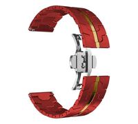 LMINGZE Uhrenarmband Metall Ersatz 20mm 22mm Armband Edelstahl Band Schnelle Demontage Universal(Red Gold,22mm)