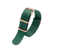 LMPVPDGADZ Universelles Nylon-Canvas-Uhrenarmband, passend for DW, passend for Briston, passend for Rolex, 18 mm, 20 mm, 22 mm, Schwarz, Rot, Grün, Khaki, Blau, Sport-Armband for Herren und Damen(Blue
