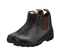 LMUIPMAA Herren Chelsea-Stiefel Wasserdicht Stahlkappe Arbeitsstiefel,Black Brown,38 EU