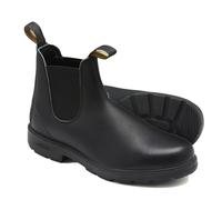 LMUIPMAA Herren Chelsea-Stiefel Wasserdicht Stahlkappe Arbeitsstiefel,Schwarz,41 EU