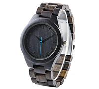 LMWOOD Holzuhr mit Gravur Holzuhren Herren Analoge Quarz Armbanduhren, Persönliche Geschenke Geburtstagsgeschenke für Männer Geschenk zum Vatertag