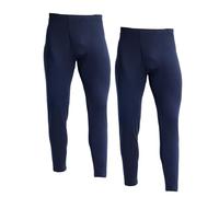 LNFINTDO 2er Pack Herren Thermo Unterhose Lang Thermohose Winter Leggings Funktionsunterwäsche Skiunterwäsche Warme Unterwäsche Männer