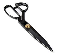 LNKA Schere schwarz - professionelle, robuste Industriestärke, Hartstahlschere für Stoff, Leder, Papier, Nähen, Handwerk, Zuhause, Büro, Künstler, Studenten, Schneider, Schneiderinnen (30,5 cm)