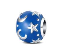 LNQOBU 925 silber Glow in the Dark Glühwürmchen Charms Anhänger,Farbwechselndes Chamäleon Charms Bead Charms Geeignet für Damenarmbänder und Halsketten