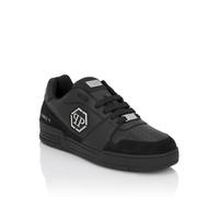 Philipp Plein Low-Top Sneaker - Lo-Top Turnschuhe P-Force 78 - Gr. 42 (EU) - in Schwarz - für Damen