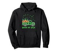 Loads of Luck Green Plaid Truck Lustiger Zwerg St. Patrick's Day Pullover Hoodie