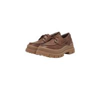Loafer BUFFALO "Buffalo ASPHA BOAT", Damen, Gr. 38, braun, Polyurethan, Schuhe Loafer (10038912-38) braun