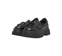 Loafer BUFFALO "Buffalo PLUTO LOAFER", Damen, Gr. 37, schwarz, Leder, unifarben, Schuhe Loafer (56092205-37) schwarz