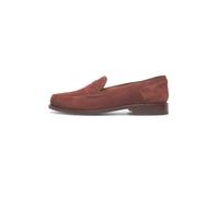 Loafer HENRY STEVENS "Haywood PL Businessschuh", Herren, Gr. 42,5, braun (rotbraun), Kalbsvelours, Schuhe Loafer, Herren Halbschuhe Leder handgefertigt, Anzugschuhe Slipper (59801027-42,5) rotbraun