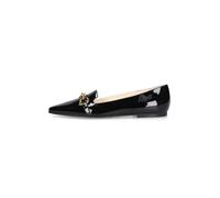 Loafer HENRY STEVENS "Madison HVL", Damen, Gr. 38, schwarz, Lackleder, Schuhe Loafer, Damen Pump mit Absatz handgefertigt, Lederschuh (28377858-38) schwarz