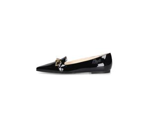 Loafer HENRY STEVENS "Madison HVL", Damen, Gr. 39, schwarz, Lackleder, Schuhe Loafer, Damen Pump mit Absatz handgefertigt, Lederschuh (28377858-39) schwarz