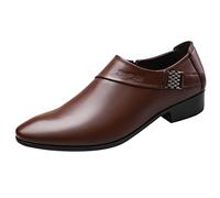 Loafer Herren Businessschuhe Spitze Anzugschuhe Slipper Leder Halbschuhe Minimalistisch Elegant Komfortabel Leicht Formelle Schuhe Büro Hochzeit Freizeit Alltag Gentleman Style Premium