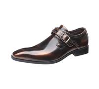 Loafer Herren Große Größen Businessschuhe Spitze Anzugschuhe Schnallenschuhe Leder Halbschuhe Britischer Stil Elegante Herrenschuhe Komfortabel Büro Hochzeit Freizeit Alltag Premium