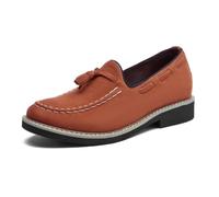 Loafer Herren Vintage Mokassins Oktoberfest Schuhe Business Lederschuhe Schnürschuhe Trachten Hochzeitsschuhe Elegant Anzug Klassische Bequem Tanzschuhe,Braun,44