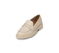 Loafer MARC O'POLO "aus edlem Rindleder", Damen, Gr. 42, natural cotton, Obermaterial: 100% Leder (Rind), unifarben, Schuhe Loafer (32024247-42) natural cotton