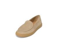 Loafer MARC O'POLO "aus geöltem Veloursleder", Damen, Gr. 41, beige (dusty sand), Obermaterial: 100% Leder, unifarben, Schuhe Loafer (43311043-41) dusty sand