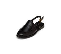 Loafer MARC O'POLO "aus glänzendem Rindleder", Damen, Gr. 41, schwarz, Obermaterial: 100% Leder, unifarben, Schuhe Loafer (37058837-41) schwarz