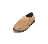 Loafer MARC O'POLO "aus hochwertigem Velours-Rindleder", Damen, Gr. 38, beige (light pure sand), Obermaterial: 100% Leder (Rind), Schuhe Loafer (51138842-38) light pure sand