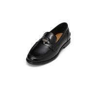 Loafer MARC O'POLO "aus Lackleder mit Münze", Damen, Gr. 36, schwarz, Obermaterial: 100% Leder (Rind), unifarben, Schuhe Loafer (53543321-36) schwarz