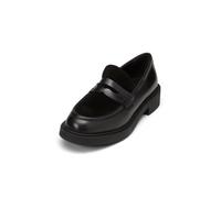Loafer MARC O'POLO "aus Leder-Mix: glatt und Velours", Damen, Gr. 40, schwarz, Obermaterial: 100% Leder (Rind), unifarben, Schuhe Loafer (12415208-40) schwarz