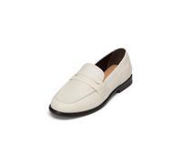 Loafer MARC O'POLO "aus natürlichem Ziegenleder", Damen, Gr. 40, grau silk, Obermaterial: 100% Leder (Rind), unifarben, Schuhe Loafer (93958527-40) grau silk