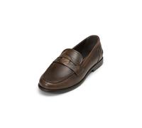 Marc OߴPolo Damen Loafer aus Leder elegant, Braun (Vintage Dark Brown), 40