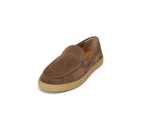 Loafer MARC O'POLO "aus Veloursleder", Herren, Gr. 45, schwarz taupe, Obermaterial: 100% Leder (Rind), unifarben, Schuhe Loafer (79855210-45) schwarz taupe