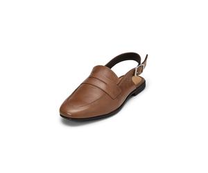 Loafer MARC O'POLO "aus veredeltem Rindleder", Damen, Gr. 38, schwarz taupe, Obermaterial: 100% Leder, unifarben, Schuhe Loafer (25549644-38) schwarz taupe