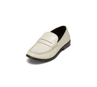Loafer MARC O'POLO "aus veredeltem Rindleder", Damen, Gr. 40, beige (m165), Obermaterial: 100% Leder, unifarben, Schuhe Loafer (28276809-40) m165