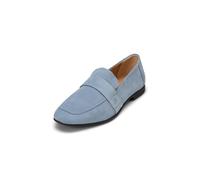 Loafer MARC O'POLO "aus weichem Velours-Rindleder", Damen, Gr. 37, light blau, Obermaterial: 100% Leder, unifarben, Schuhe Loafer (14812136-37) light blau