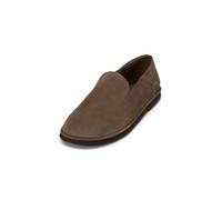 Loafer MARC O'POLO "Arvid", Damen, Gr. 43, dunkelgrau, Veloursleder, unifarben, Schuhe Loafer, Slipper, Schlupfschuh mit Memory Foam-Innensohle (21051213-43) dunkelgrau