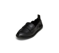 Loafer MARC O'POLO "mit elastischer Fersenkante", Damen, Gr. 38, schwarz, Obermaterial: 100% Leder (Rind), unifarben, Schuhe Loafer (29774555-38) schwarz