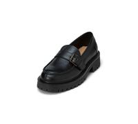 Loafer MARC O'POLO "mit robuster Profil-Laufsohle", Damen, Gr. 40, schwarz, Obermaterial: 100% Leder (Rind), unifarben, Schuhe (47865222-40) schwarz