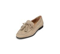 Loafer MARC O'POLO "mit Schleife und Quasten", Damen, Gr. 41, beige (dusty sand), Obermaterial: 100% Leder, unifarben, Schuhe Loafer (49361936-41) dusty sand