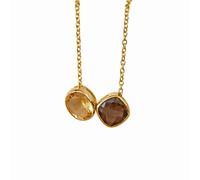 LOBERON Halskette Ovique, gold (2 x 45cm)