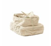 LOBERON Kosmetiktasche 2er Set Invarel, creme (24 x 32 x 10cm)